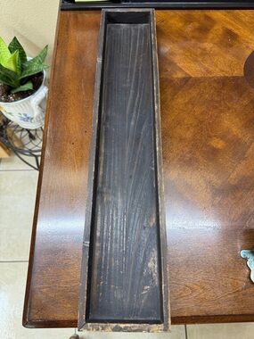 Wood Box Distressed 20-/12” x 4” x 1-5/8”